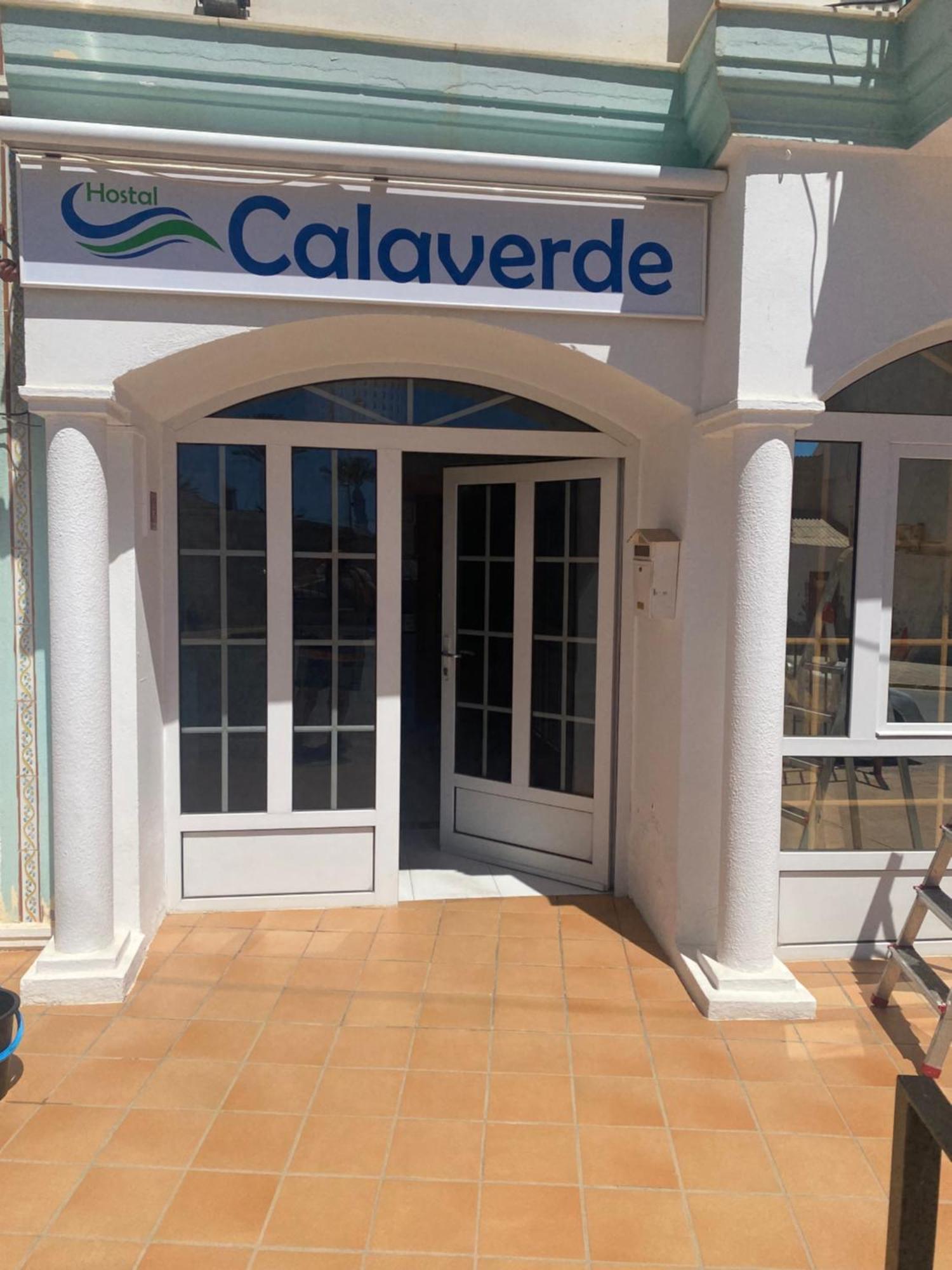 Hostal Calaverde Villaricos Bagian luar foto