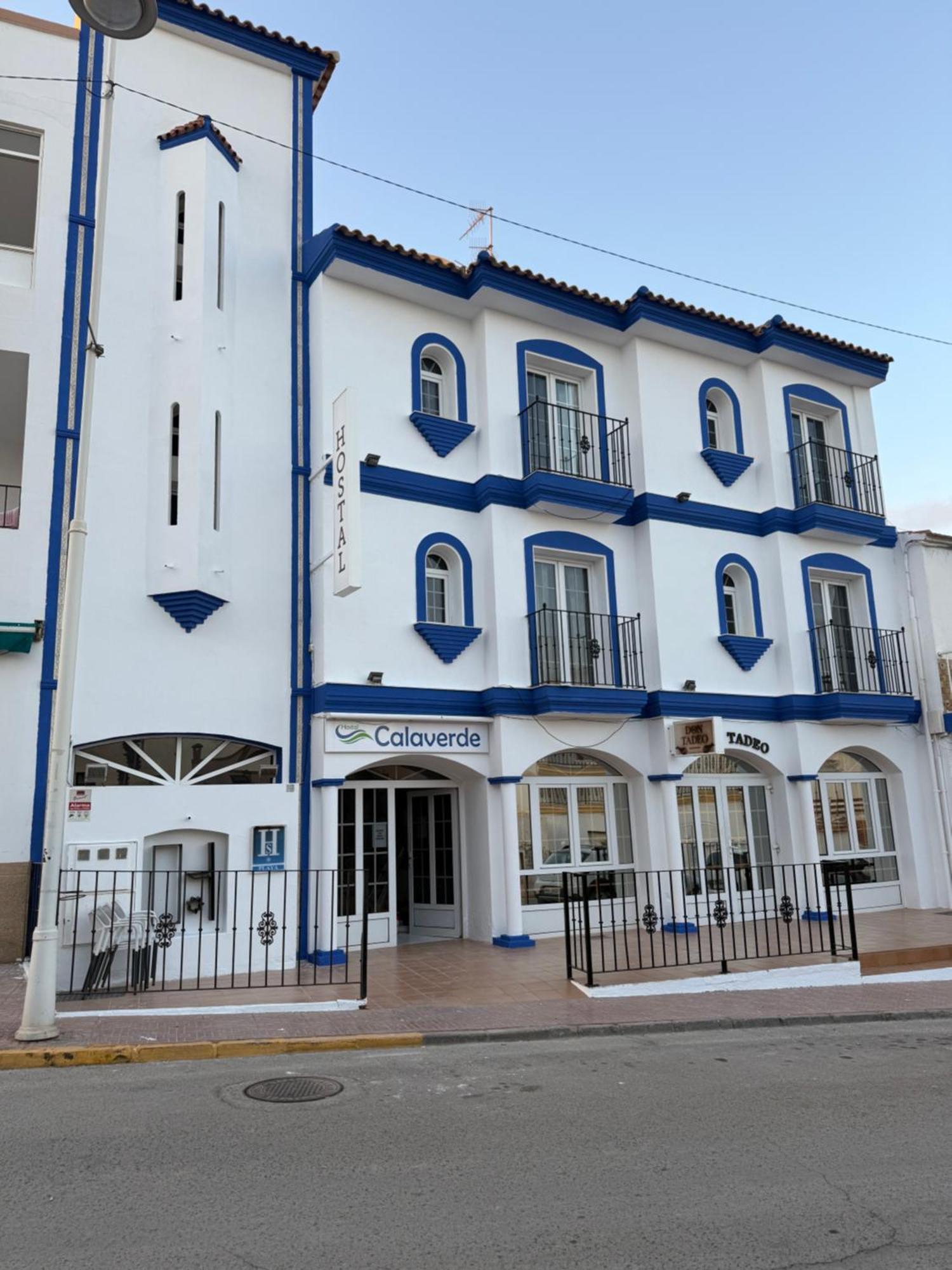 Hostal Calaverde Villaricos Bagian luar foto